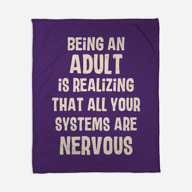 Systems Are Nervous-None-Fleece-Blanket-turborat14
