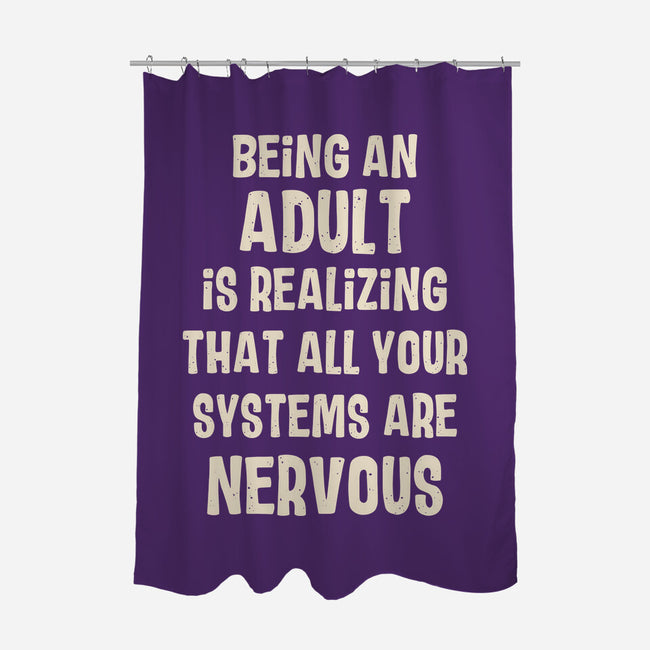 Systems Are Nervous-None-Polyester-Shower Curtain-turborat14