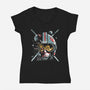 Pilot Luke-Womens-V-Neck-Tee-zascanauta