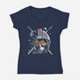 Pilot Luke-Womens-V-Neck-Tee-zascanauta