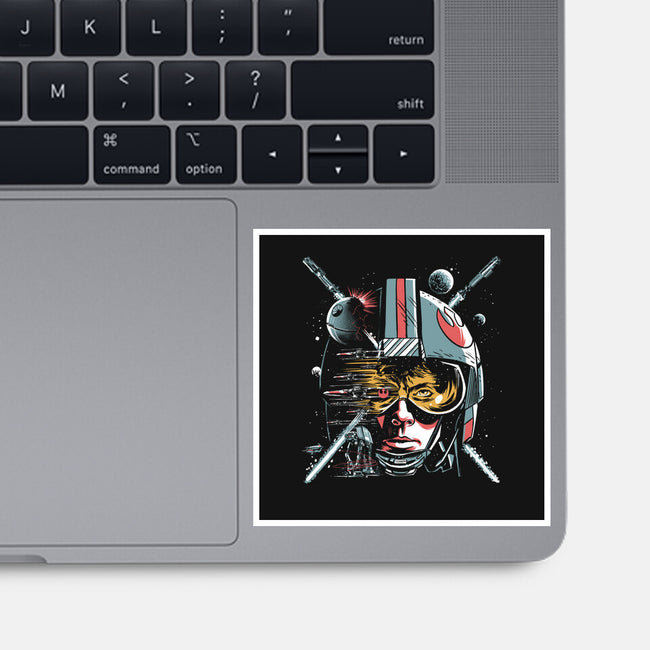 Pilot Luke-None-Glossy-Sticker-zascanauta