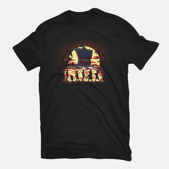 The Fellowship Of The Pirates-Mens-Basic-Tee-zascanauta