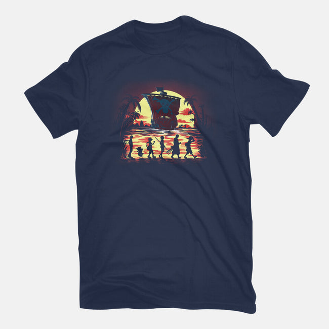 The Fellowship Of The Pirates-Unisex-Basic-Tee-zascanauta