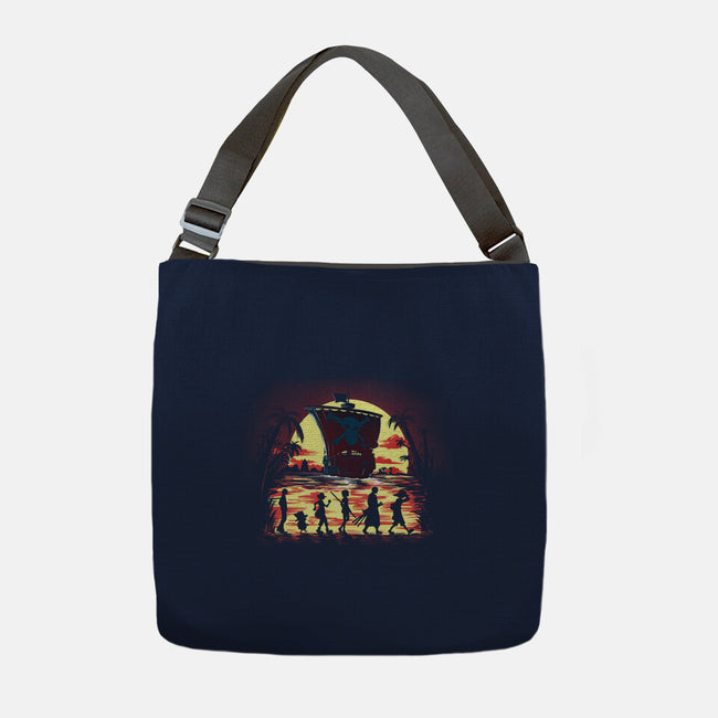 The Fellowship Of The Pirates-None-Adjustable Tote-Bag-zascanauta