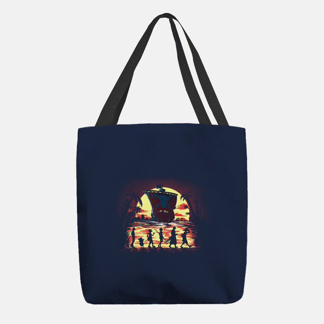 The Fellowship Of The Pirates-None-Basic Tote-Bag-zascanauta