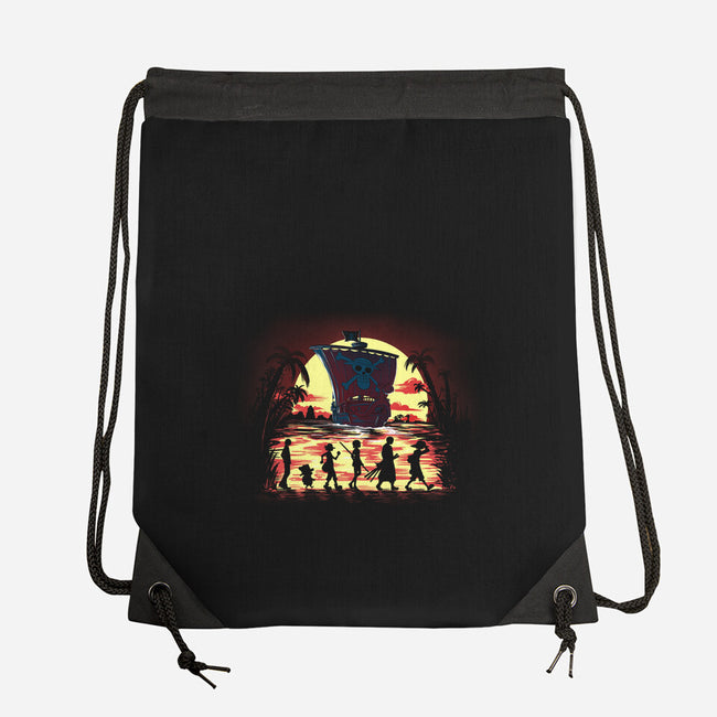 The Fellowship Of The Pirates-None-Drawstring-Bag-zascanauta