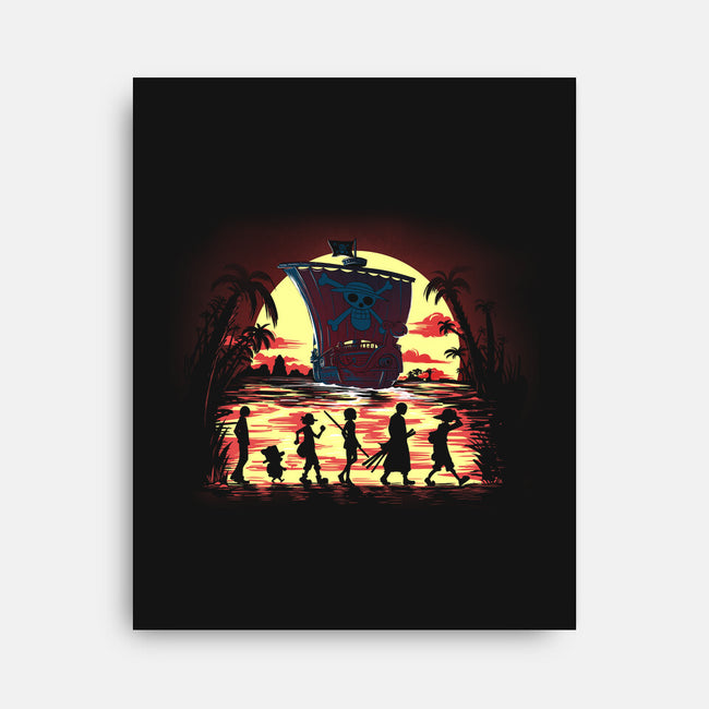 The Fellowship Of The Pirates-None-Stretched-Canvas-zascanauta