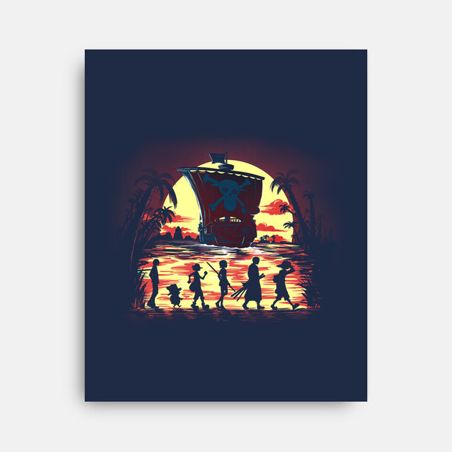 The Fellowship Of The Pirates-None-Stretched-Canvas-zascanauta