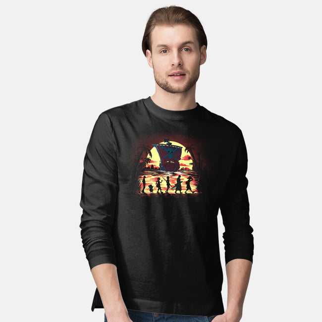 The Fellowship Of The Pirates-Mens-Long Sleeved-Tee-zascanauta