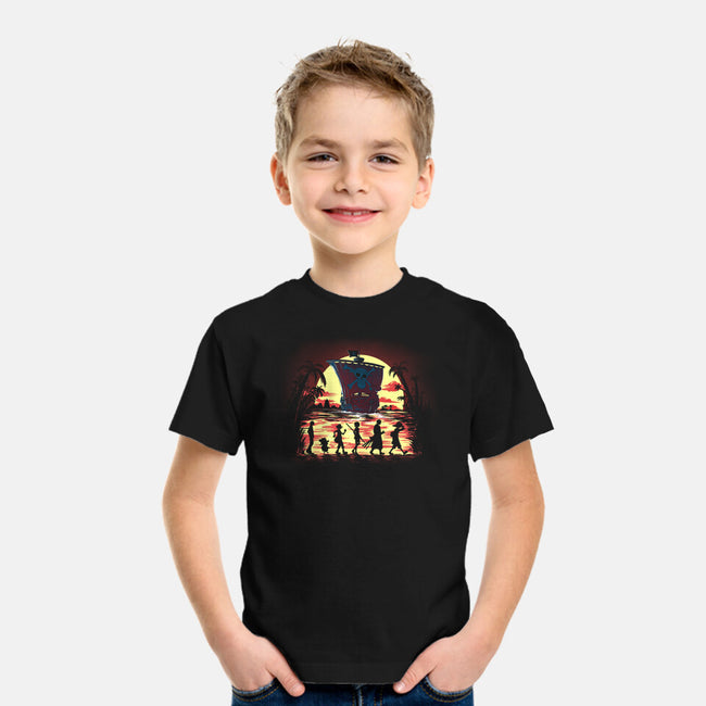 The Fellowship Of The Pirates-Youth-Basic-Tee-zascanauta