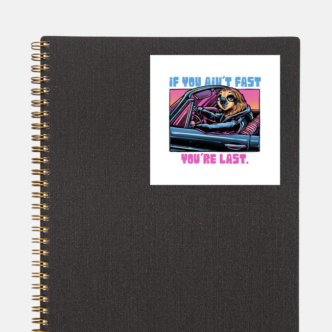Fast Or Last-None-Glossy-Sticker-glitchygorilla