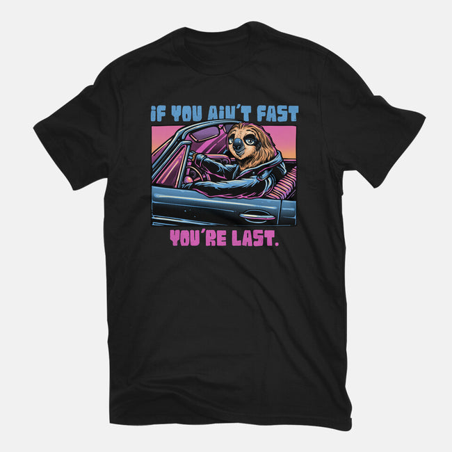 Fast Or Last-Unisex-Basic-Tee-glitchygorilla