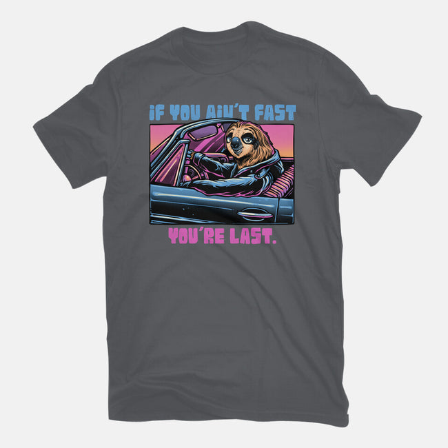 Fast Or Last-Unisex-Basic-Tee-glitchygorilla