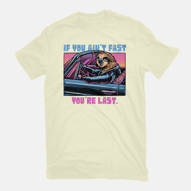 Fast Or Last-Mens-Premium-Tee-glitchygorilla