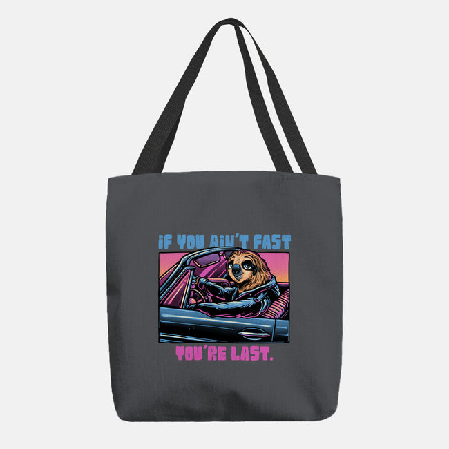 Fast Or Last-None-Basic Tote-Bag-glitchygorilla