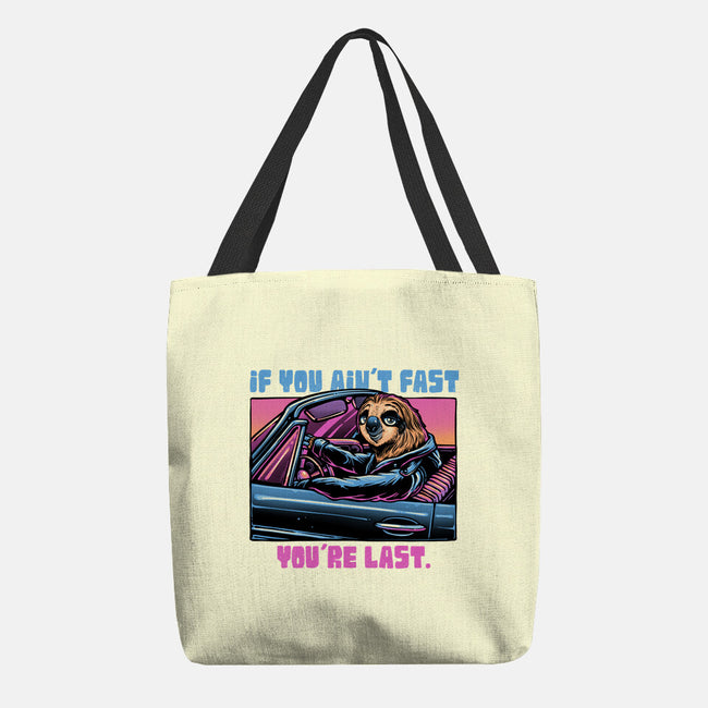 Fast Or Last-None-Basic Tote-Bag-glitchygorilla