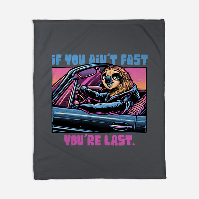 Fast Or Last-None-Fleece-Blanket-glitchygorilla