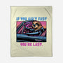 Fast Or Last-None-Fleece-Blanket-glitchygorilla