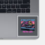 Fast Or Last-None-Glossy-Sticker-glitchygorilla