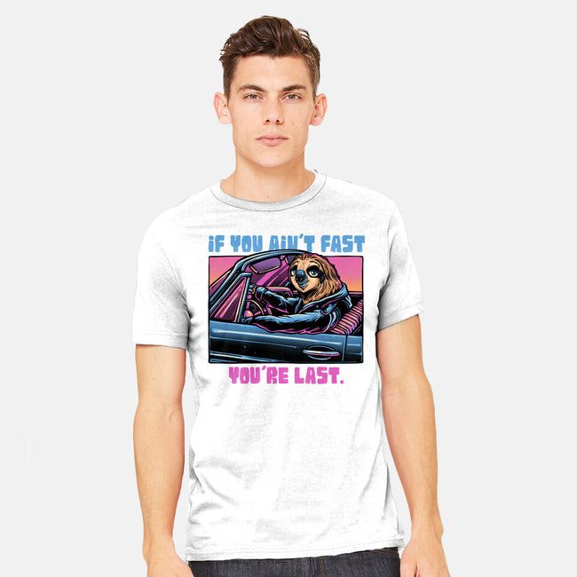 Fast Or Last-Mens-Heavyweight-Tee-glitchygorilla