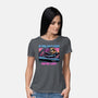 Fast Or Last-Womens-Basic-Tee-glitchygorilla