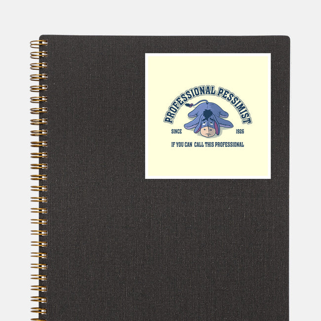 Professional Pessimist-None-Glossy-Sticker-erion_designs