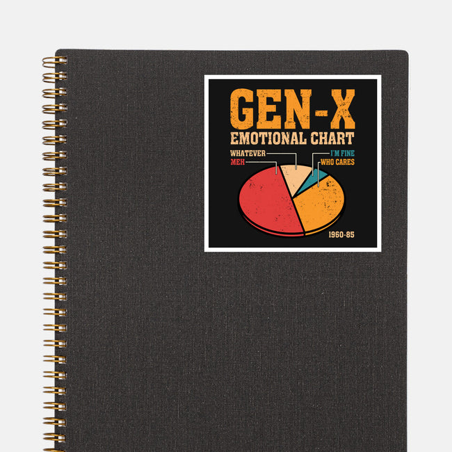 Gen-X Emotional Chart-None-Glossy-Sticker-erion_designs