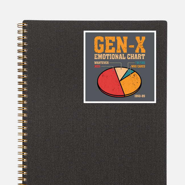Gen-X Emotional Chart-None-Glossy-Sticker-erion_designs