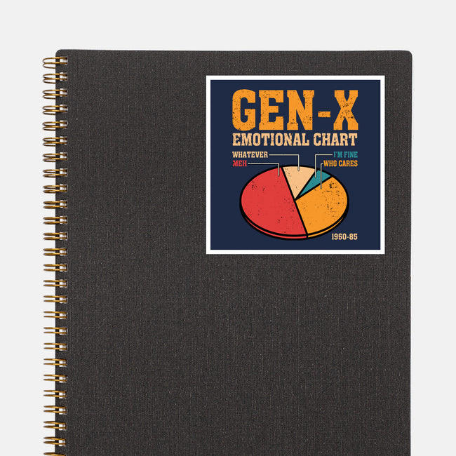 Gen-X Emotional Chart-None-Glossy-Sticker-erion_designs