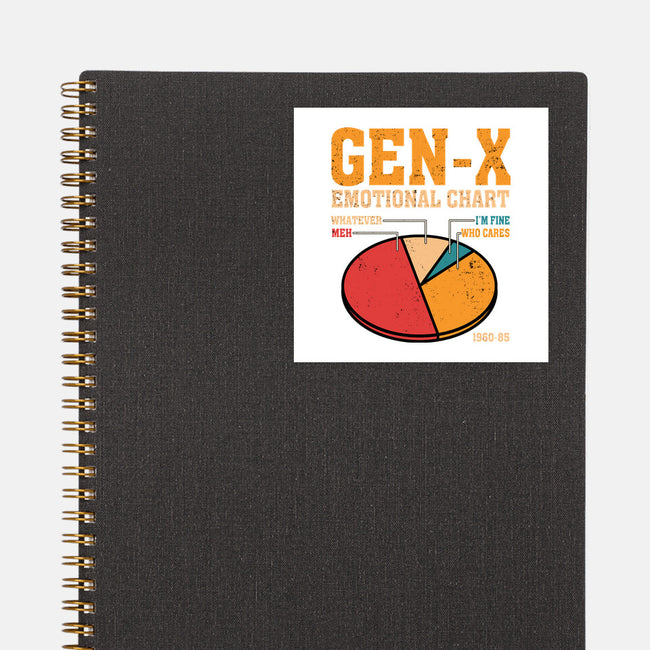 Gen-X Emotional Chart-None-Glossy-Sticker-erion_designs