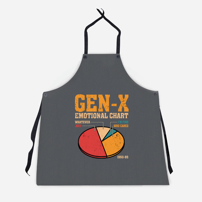 Gen-X Emotional Chart-Unisex-Kitchen-Apron-erion_designs