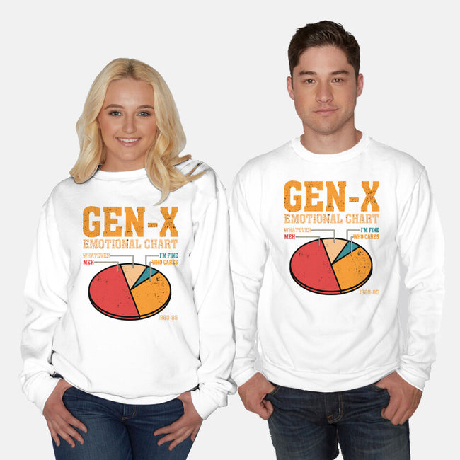 Gen-X Emotional Chart-Unisex-Crew Neck-Sweatshirt-erion_designs