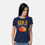 Gen-X Emotional Chart-Womens-Basic-Tee-erion_designs