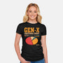 Gen-X Emotional Chart-Womens-Fitted-Tee-erion_designs