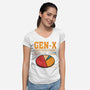 Gen-X Emotional Chart-Womens-V-Neck-Tee-erion_designs