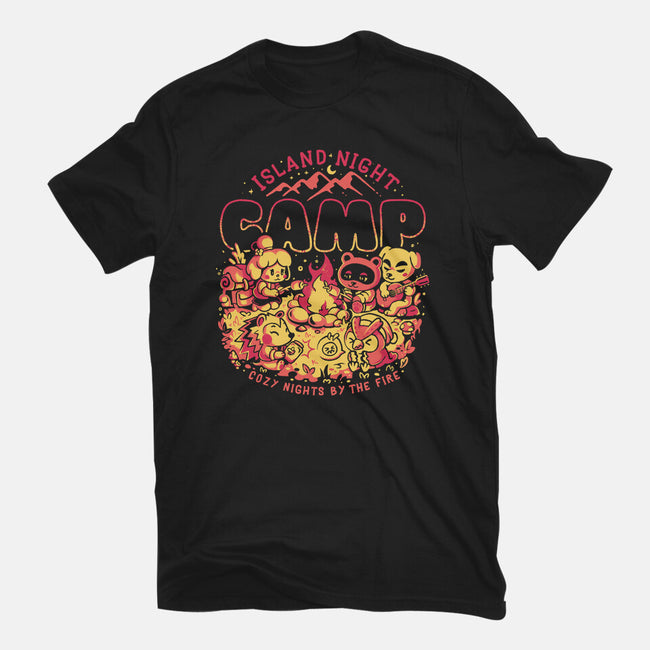 Island Night Camp-Mens-Basic-Tee-Arigatees