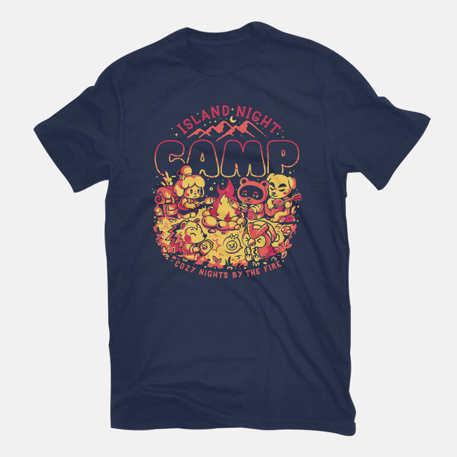Island Night Camp-Mens-Basic-Tee-Arigatees