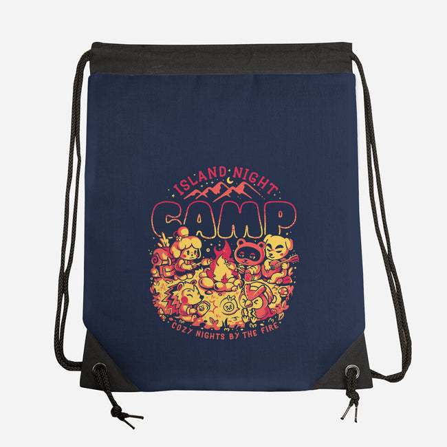 Island Night Camp-None-Drawstring-Bag-Arigatees
