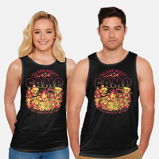 Island Night Camp-Unisex-Basic-Tank-Arigatees