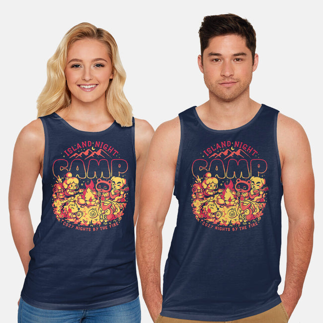 Island Night Camp-Unisex-Basic-Tank-Arigatees