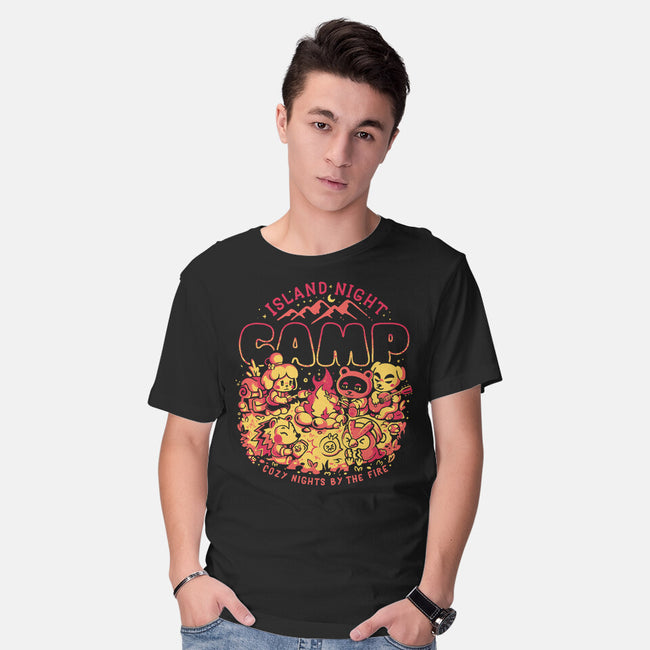 Island Night Camp-Mens-Basic-Tee-Arigatees