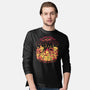 Island Night Camp-Mens-Long Sleeved-Tee-Arigatees