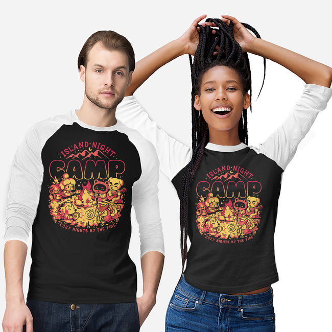 Island Night Camp-Unisex-Baseball-Tee-Arigatees