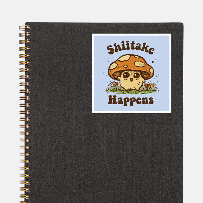 Shiitake Happens-None-Glossy-Sticker-kg07