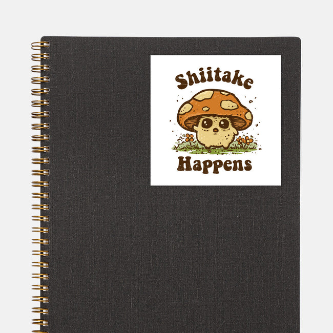 Shiitake Happens-None-Glossy-Sticker-kg07