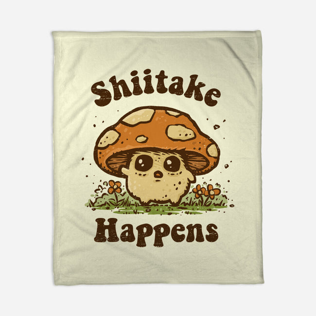 Shiitake Happens-None-Fleece-Blanket-kg07