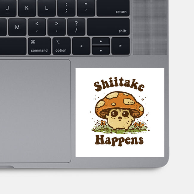 Shiitake Happens-None-Glossy-Sticker-kg07