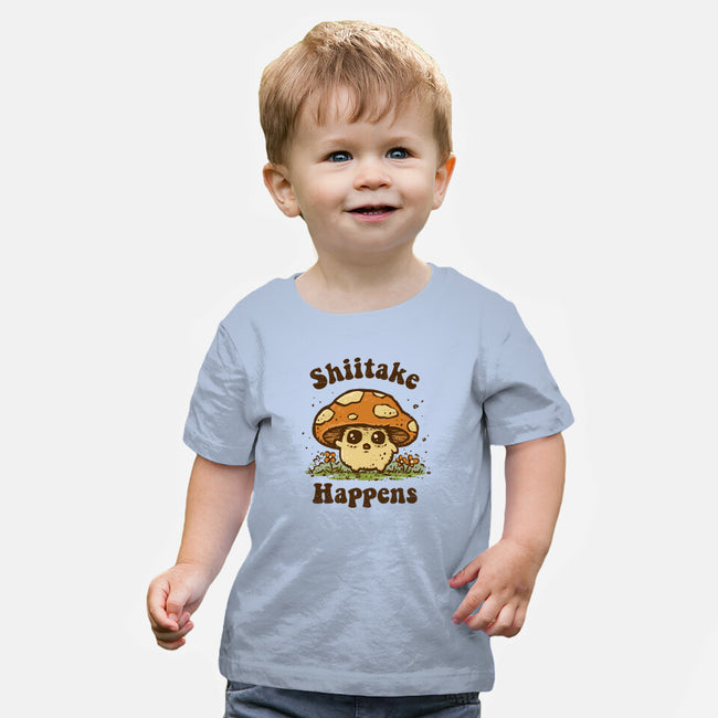 Shiitake Happens-Baby-Basic-Tee-kg07