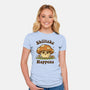 Shiitake Happens-Womens-Fitted-Tee-kg07