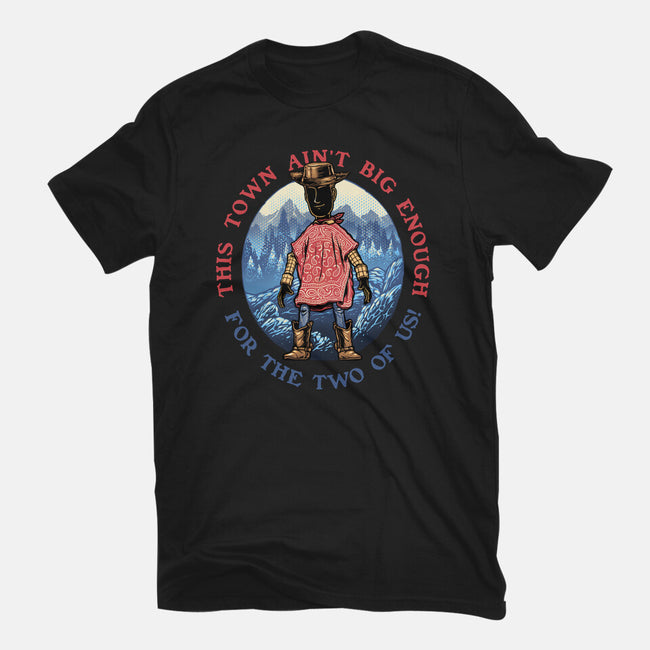 Duel In The Town-Mens-Heavyweight-Tee-glitchygorilla